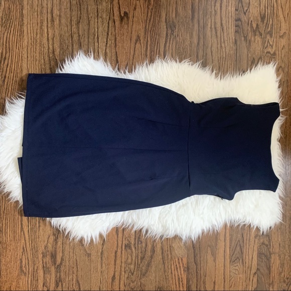 Enfocus Studio navy dress with gold details - Picture 4 of 4